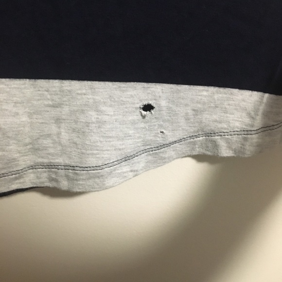 Gap Skirt | Small | Gary and Navy Stripes - Picture 3 of 7